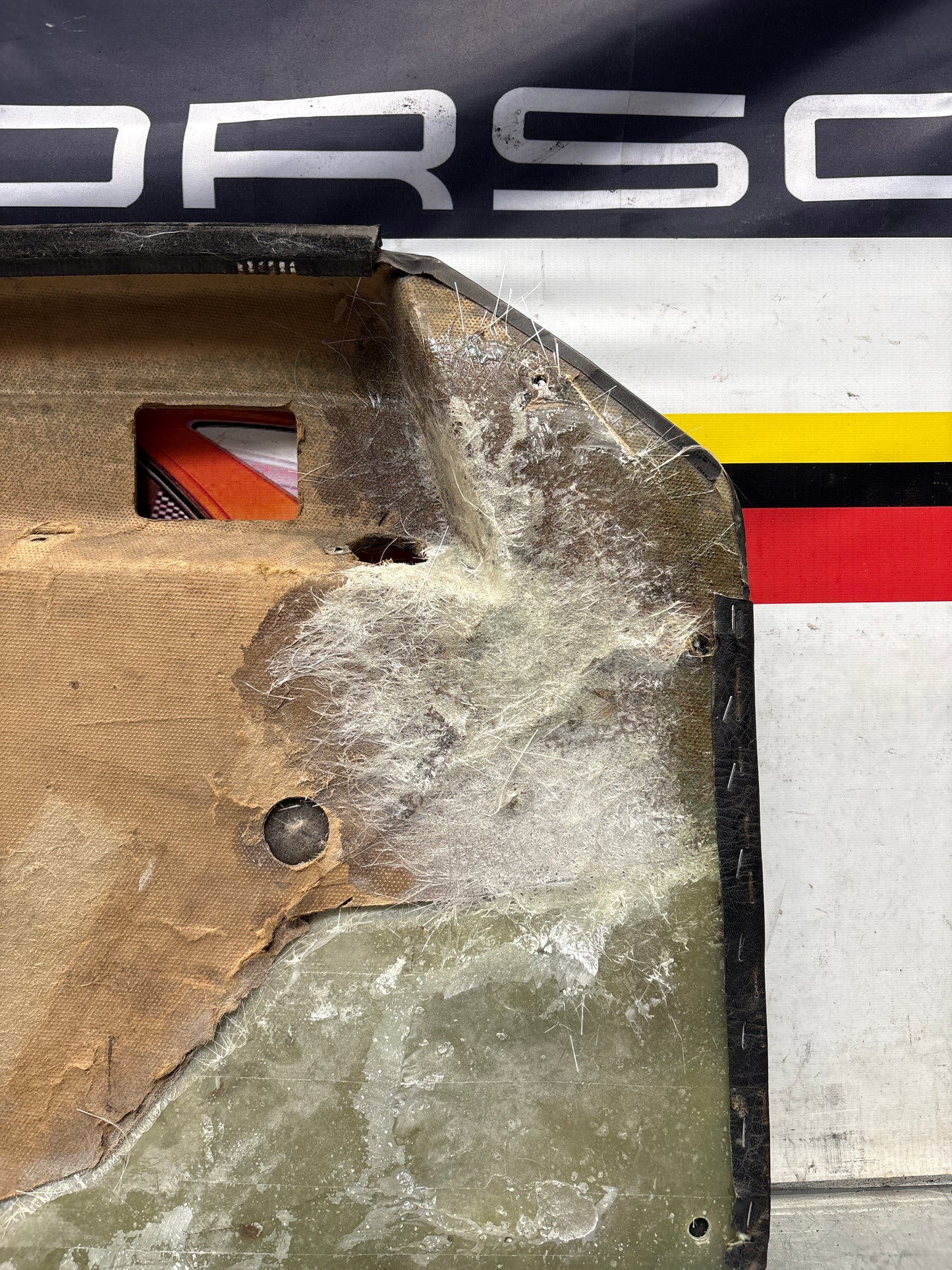 Porsche 924/944 early Porsche scripted door card used good condition right side, LHD, 477867012