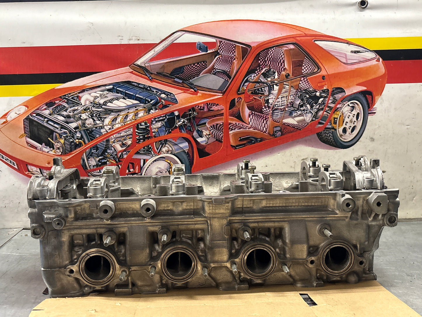 Porsche 968 Cylinder Head, refurbished 9441044141R
