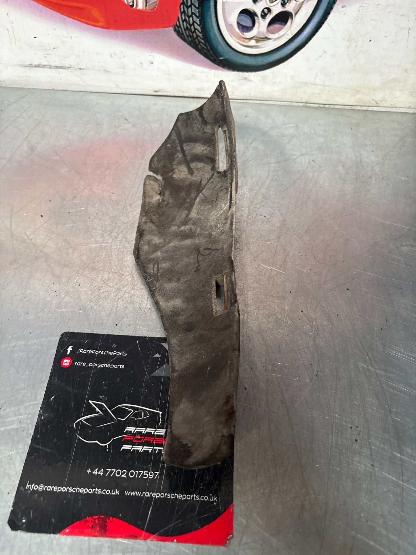 Porsche 928 control arm rubber spoiler left, used, 92834138903