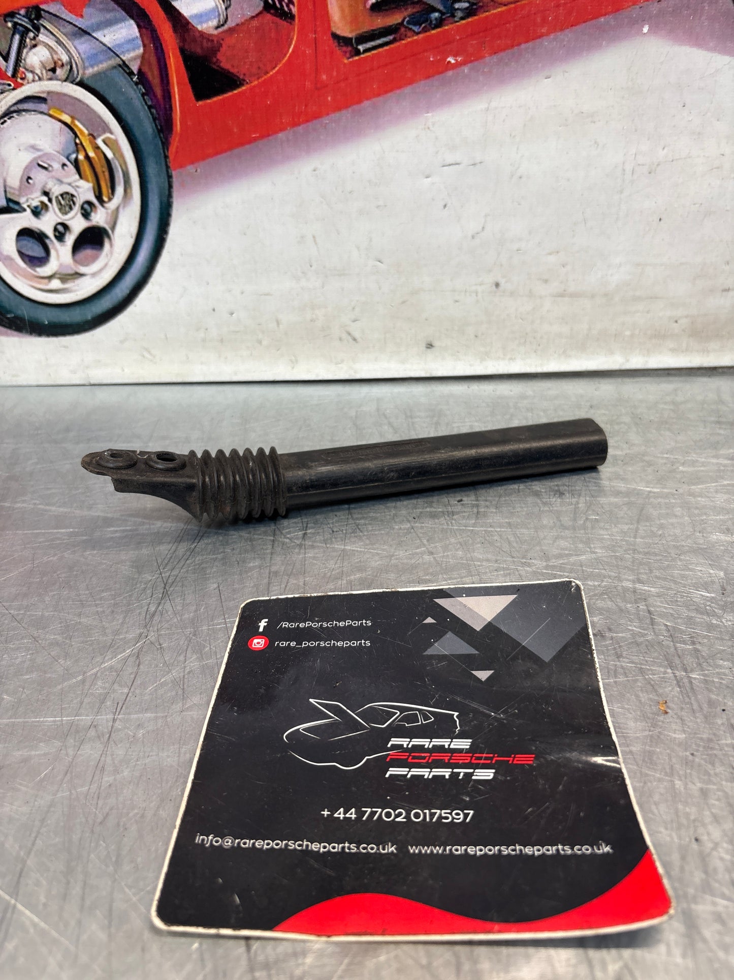 Porsche 928 door panel cable guide, used 92855555102