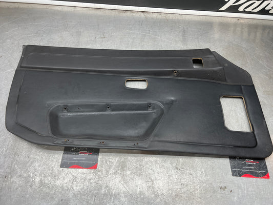 Porsche 924/944 early Porsche black door card used condition left side, Rhd, 478867011