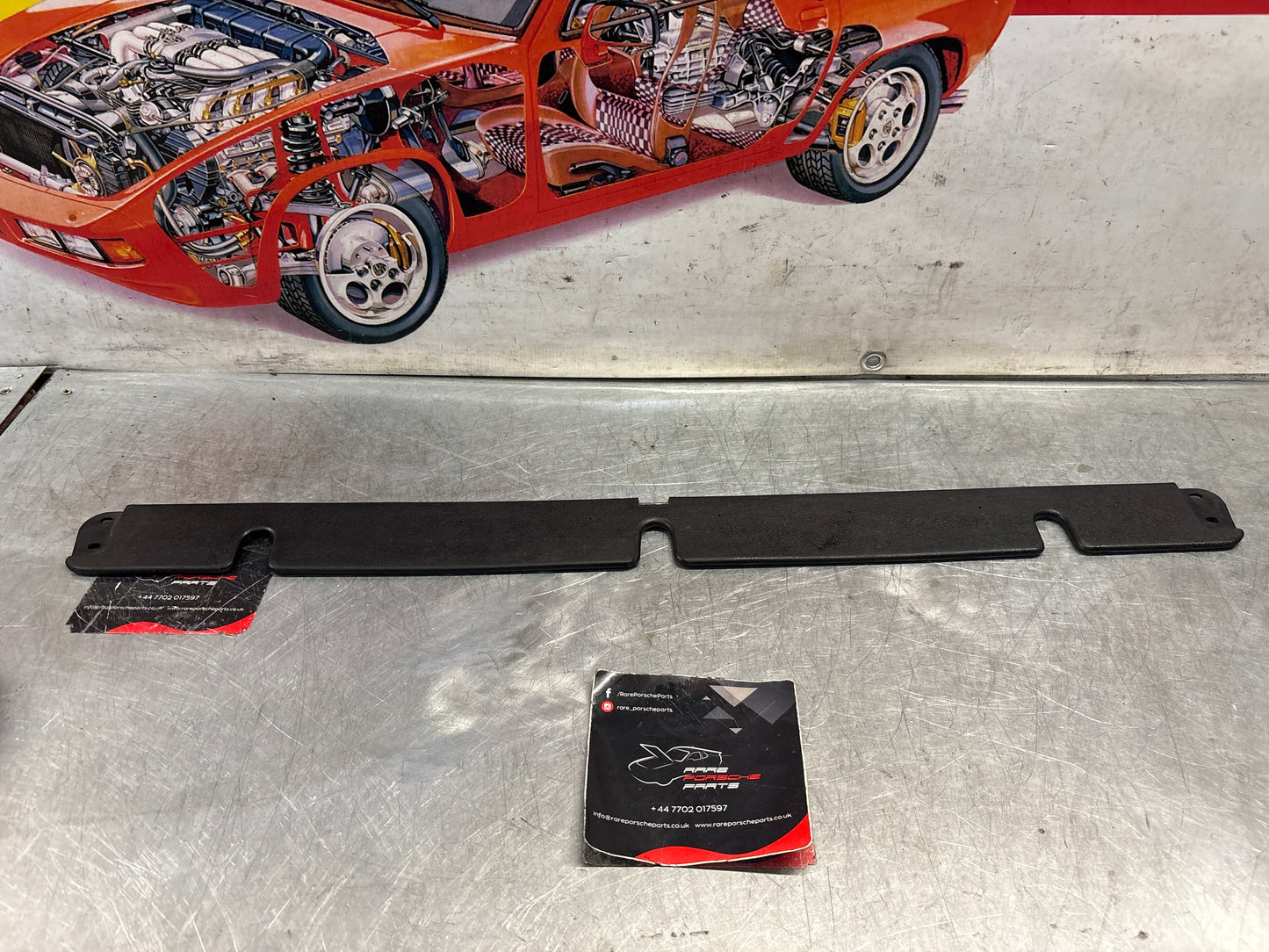 Porsche 924/944/968 Sunroof Air Deflector, without hinges, used  94456409300