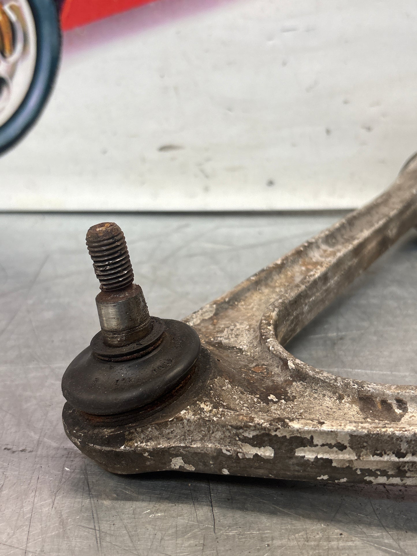 Porsche 928 S4 Upper front right wishbone, used 92834103231