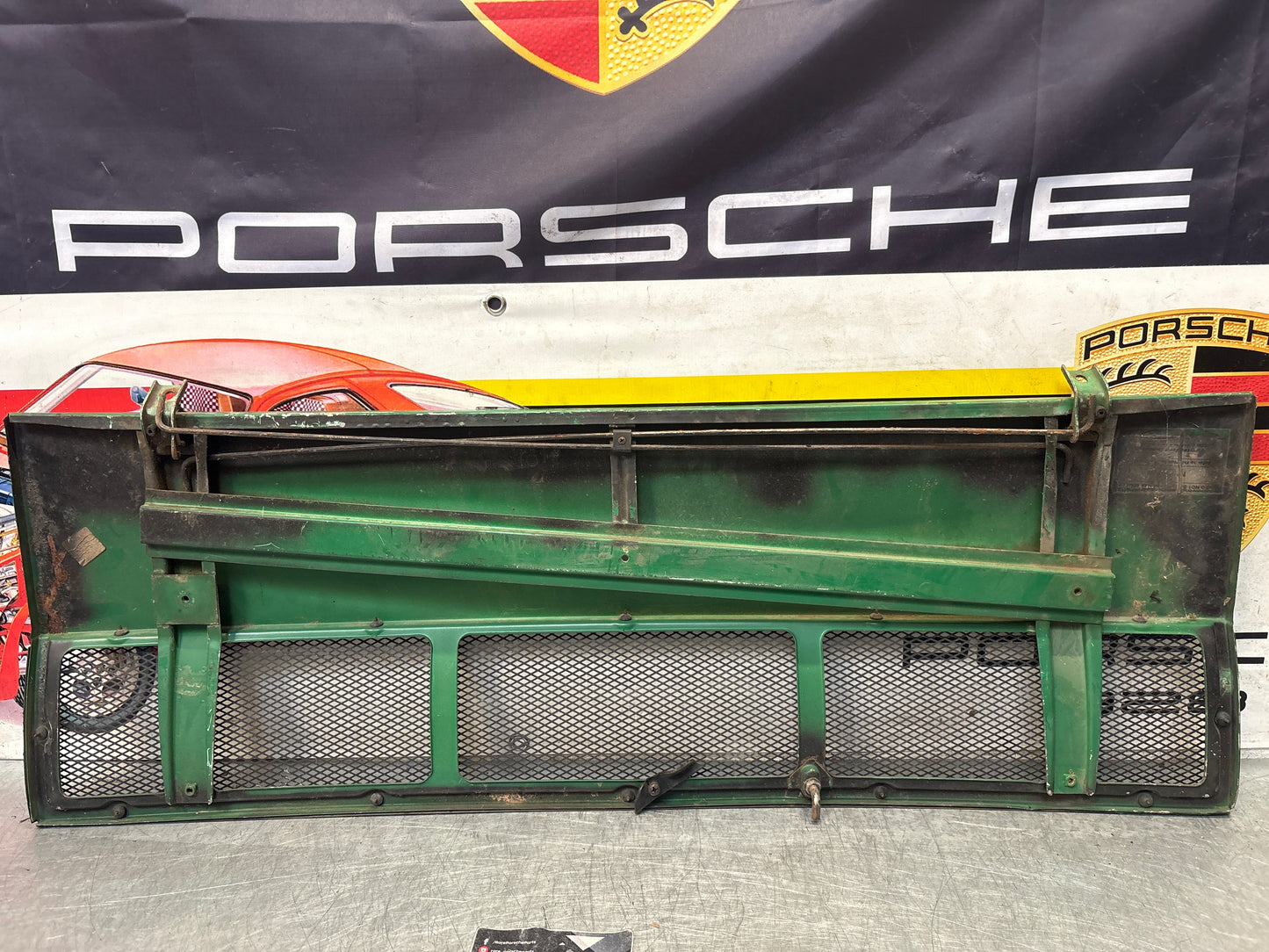 Porsche 914 rear bonnet engine lid cover, used 91451202210