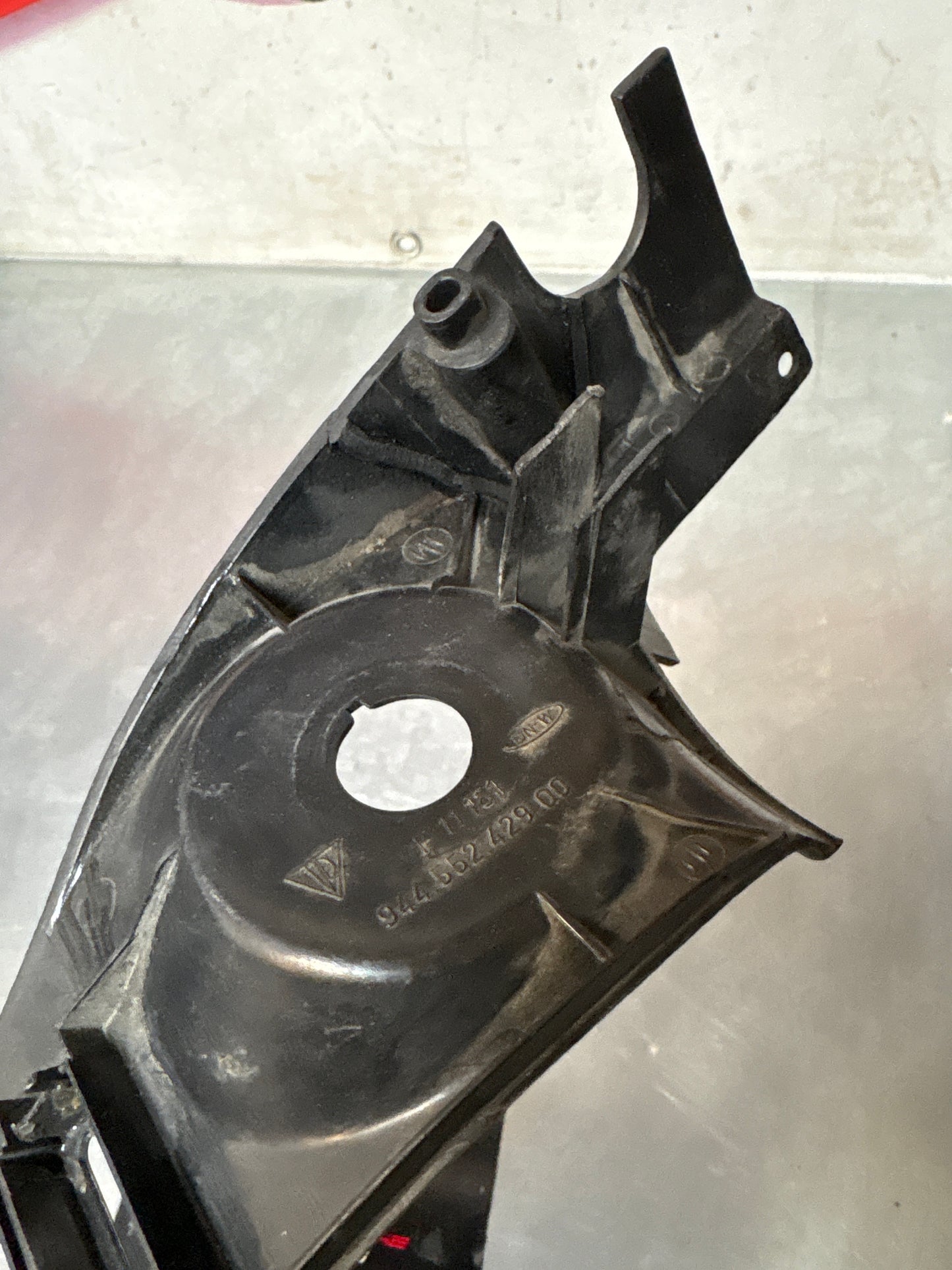 Porsche 944 Turbo S2 / 968 Left side steering wheel dash trim bezel, used, check the photos for damages! 94455242900