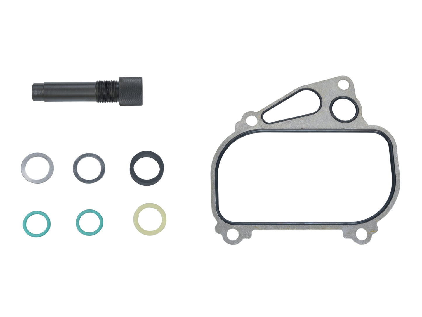 Gasket set with tool for Porsche 944 968 from '86- heat exchanger