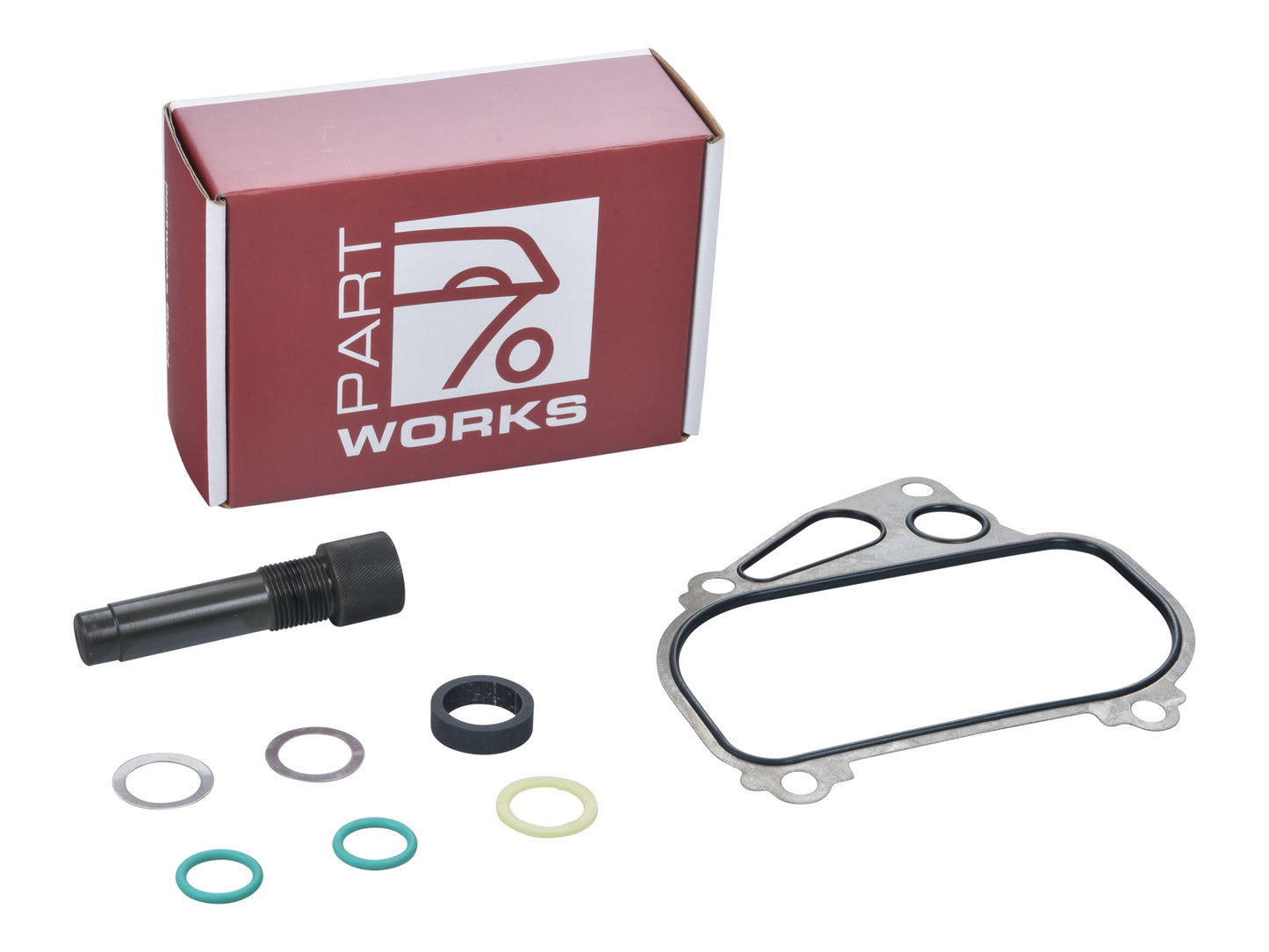 Gasket set with tool for Porsche 944 968 from '86- heat exchanger