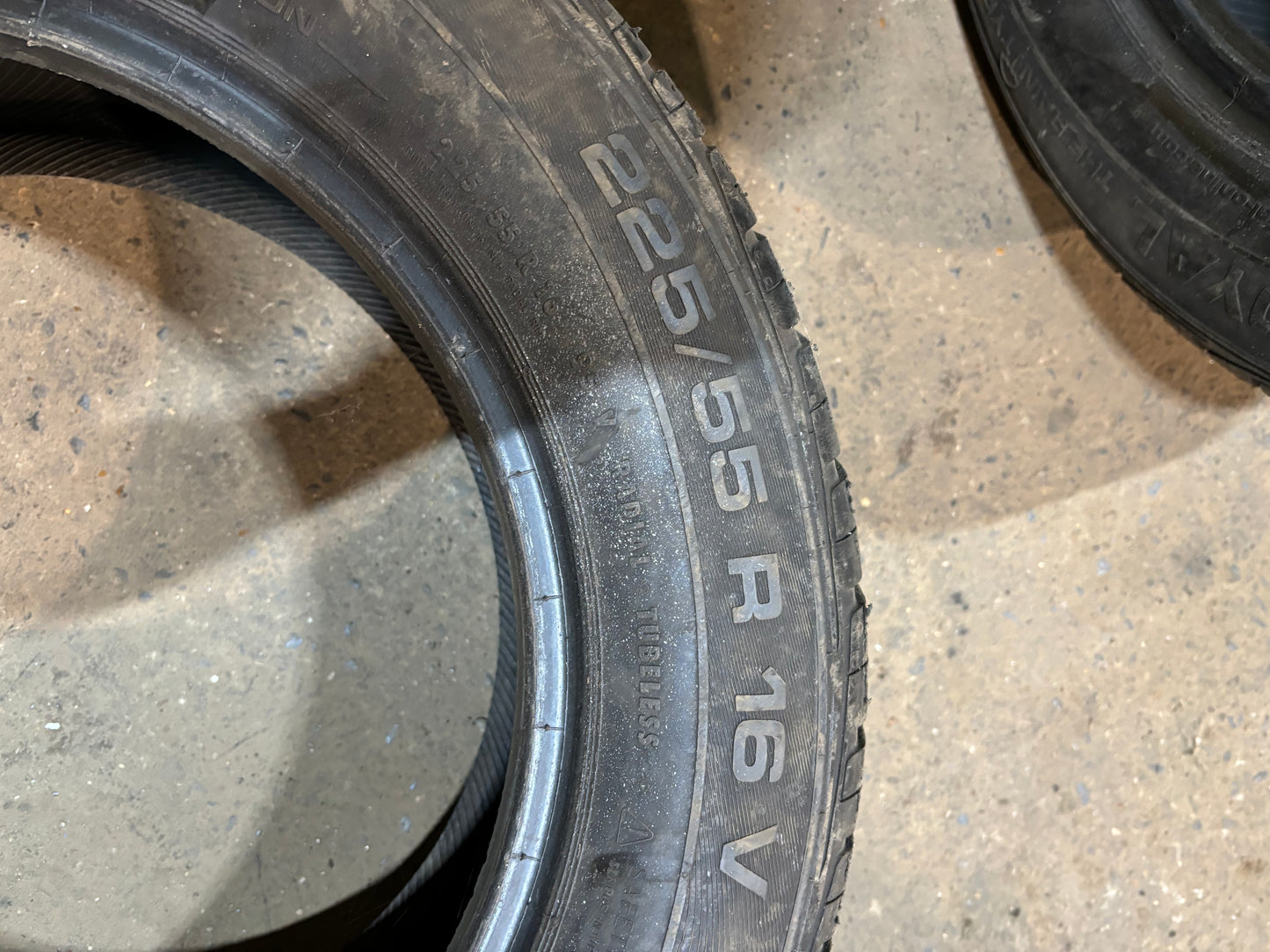 Uniroyal Rain Sport 2 225/55 R16 Pair of used tyres