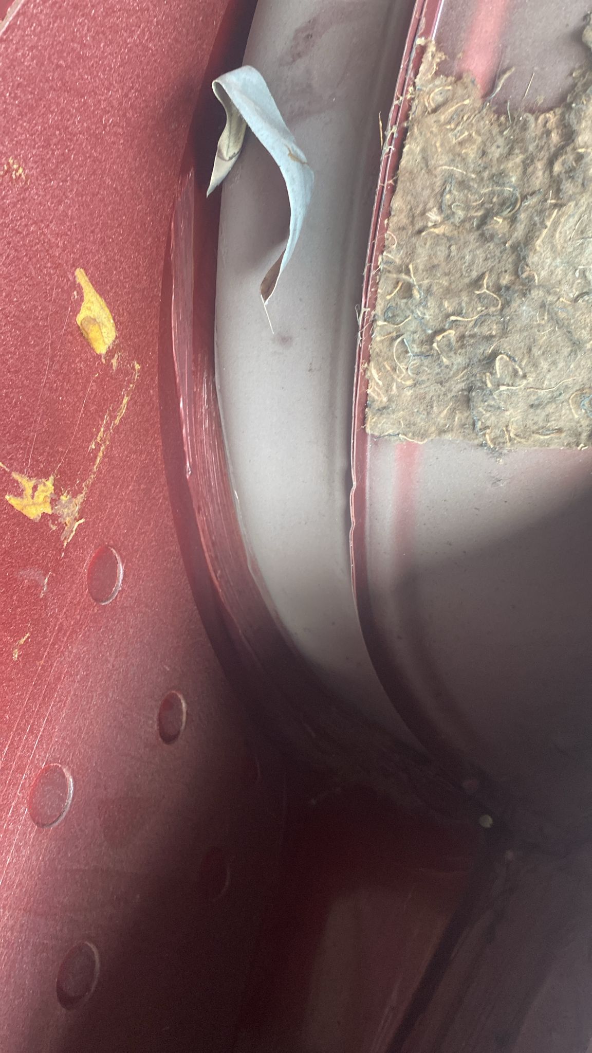 Porsche 944 left side cut, rear fender 94450390303,