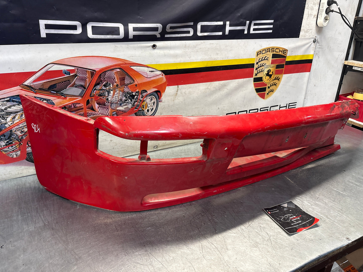Porsche 924 Carrera GT bumper, for spares or repair 93750302102