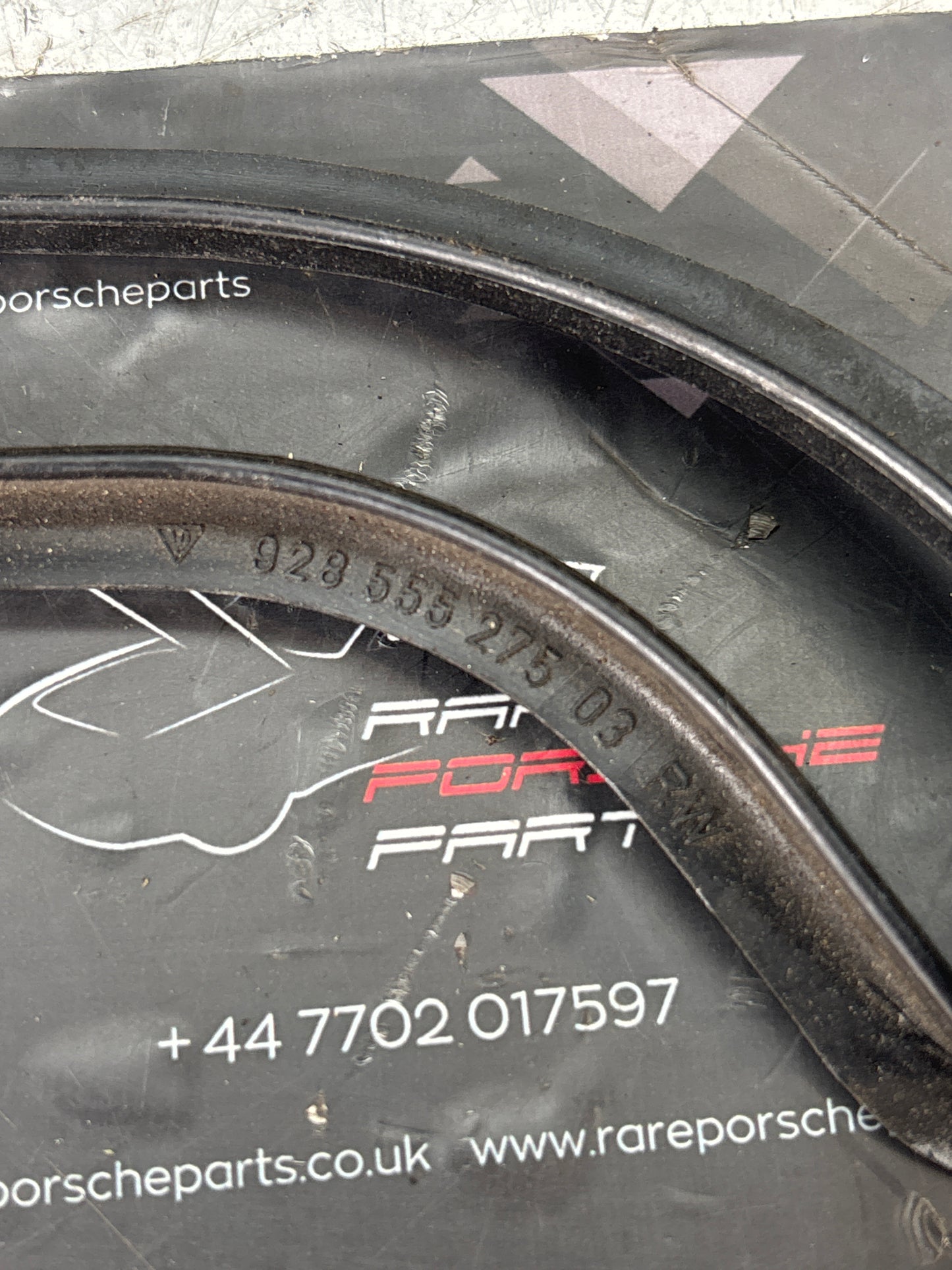 Porsche 928 seat belt grip handle left side, used 92855527503