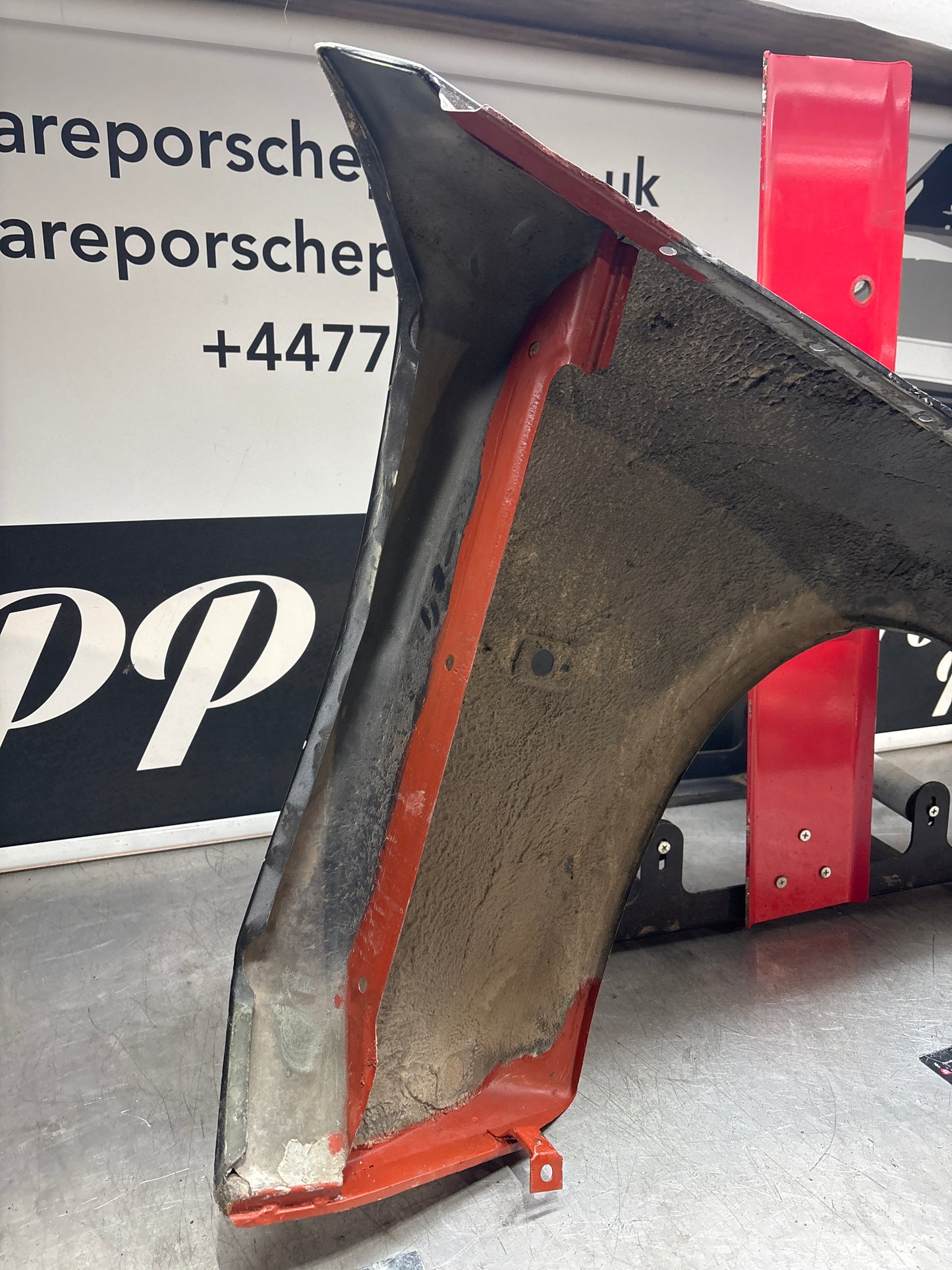 Porsche 944 early, N/S left front wing, used 93150302103 no rust