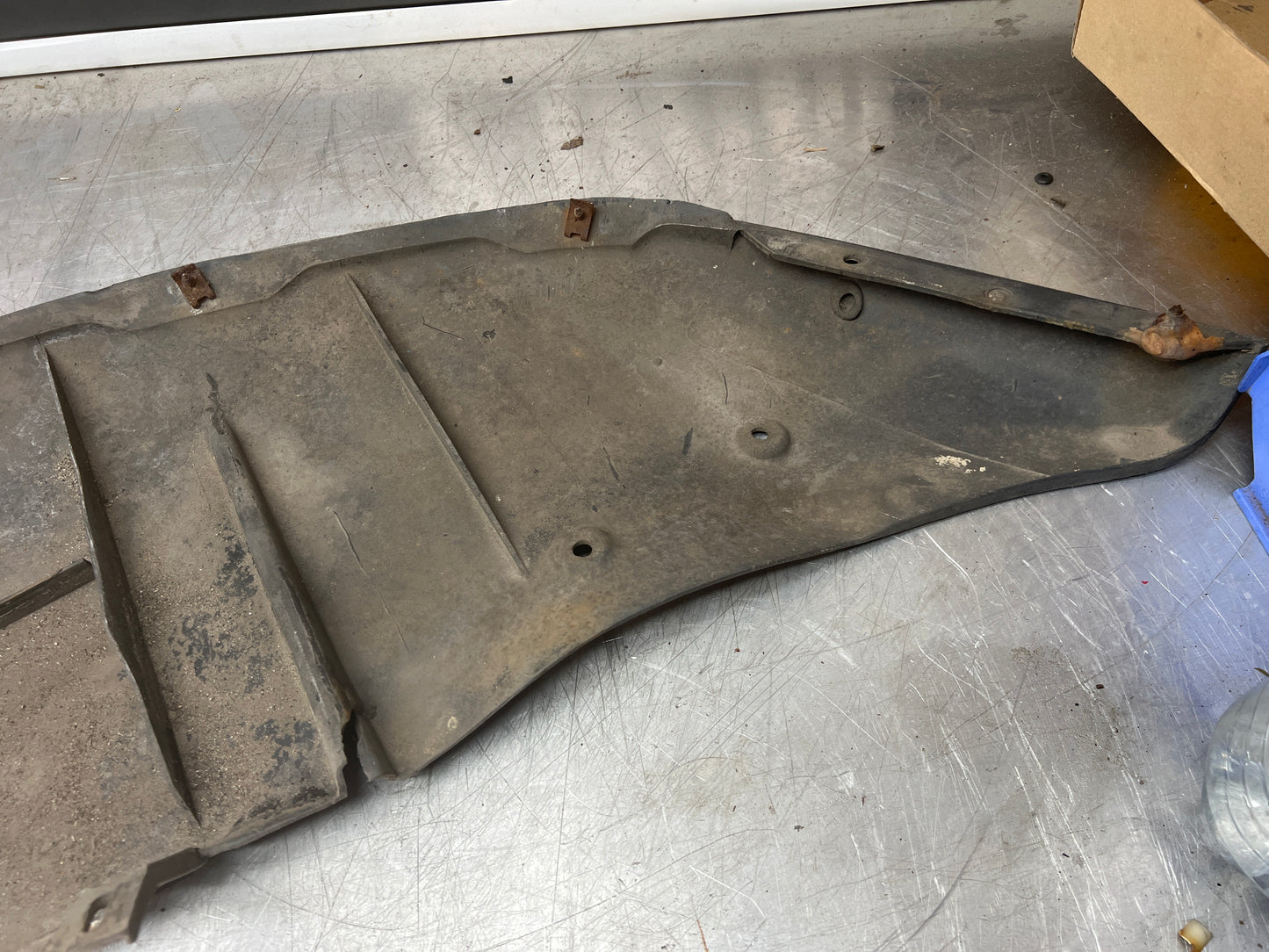 Porsche 944 S2 Used Front bumper undertray / closer panel (Batwing) 95150537500