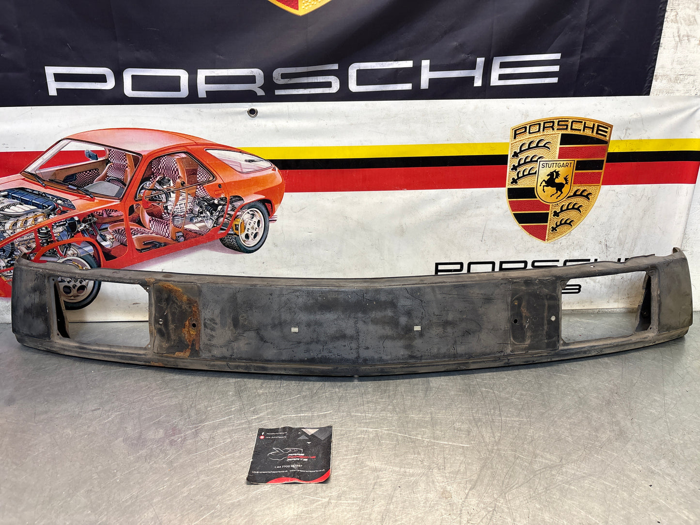 Porsche 914 front bumper, used 91450591010 / 91450500910