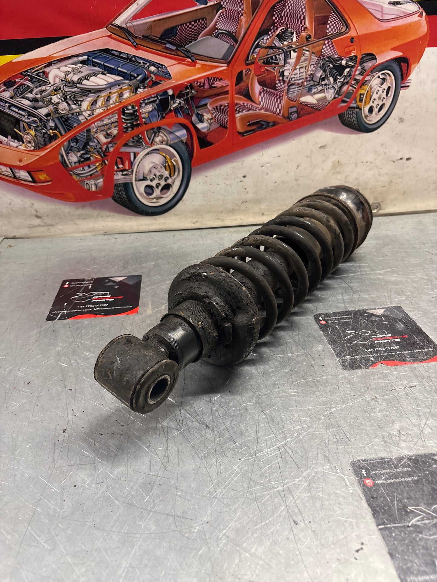 Porsche 928 rear shock absorber, used 92833305108