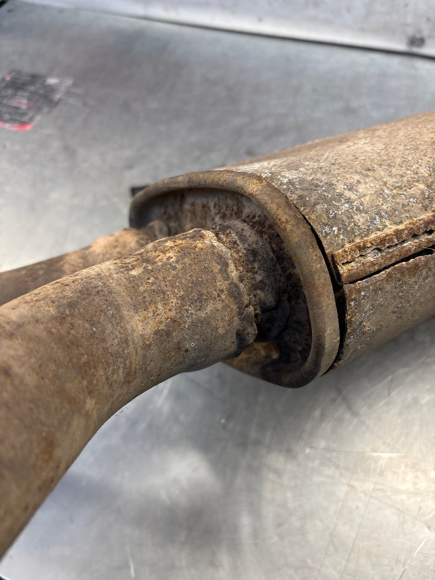 Porsche 928 middle exhaust silencer, 92811109601 used