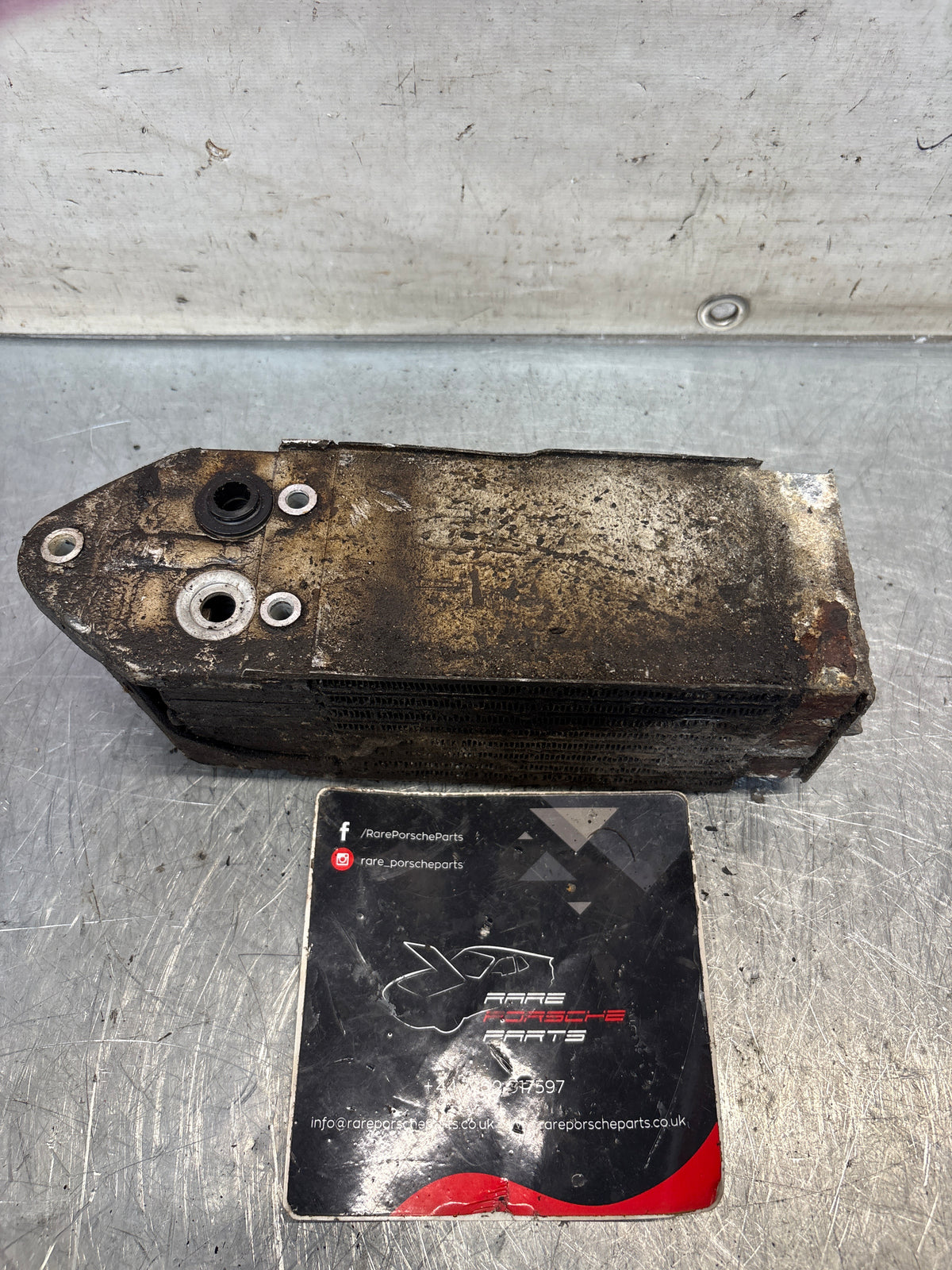 Porsche 914 oil cooler, used 021117021B