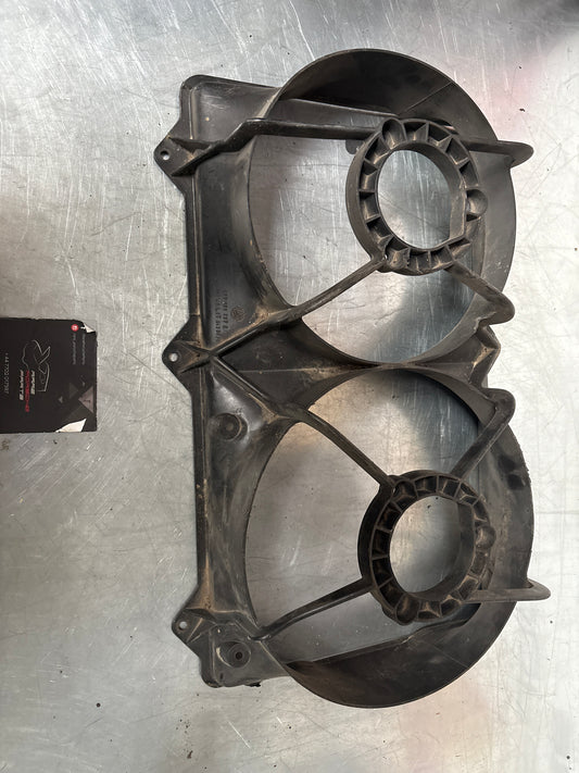 Porsche 924 / 924 Turbo / 944 twin radiator housing, used 477121207E / 477959455C