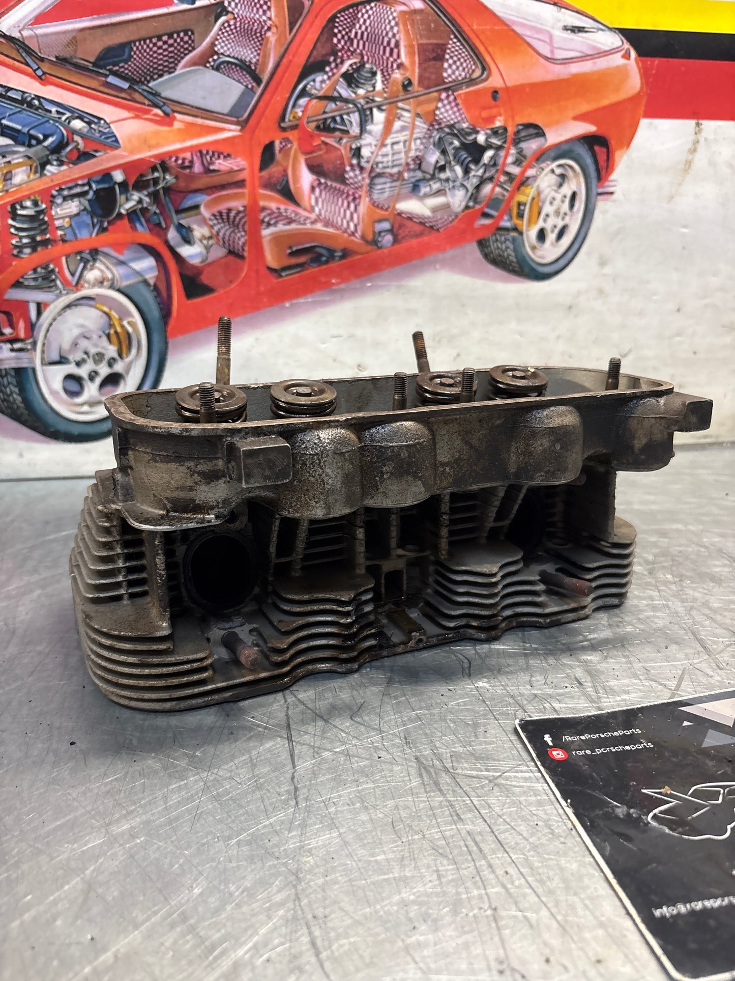 Porsche 914, cylinder head, used 021101371S