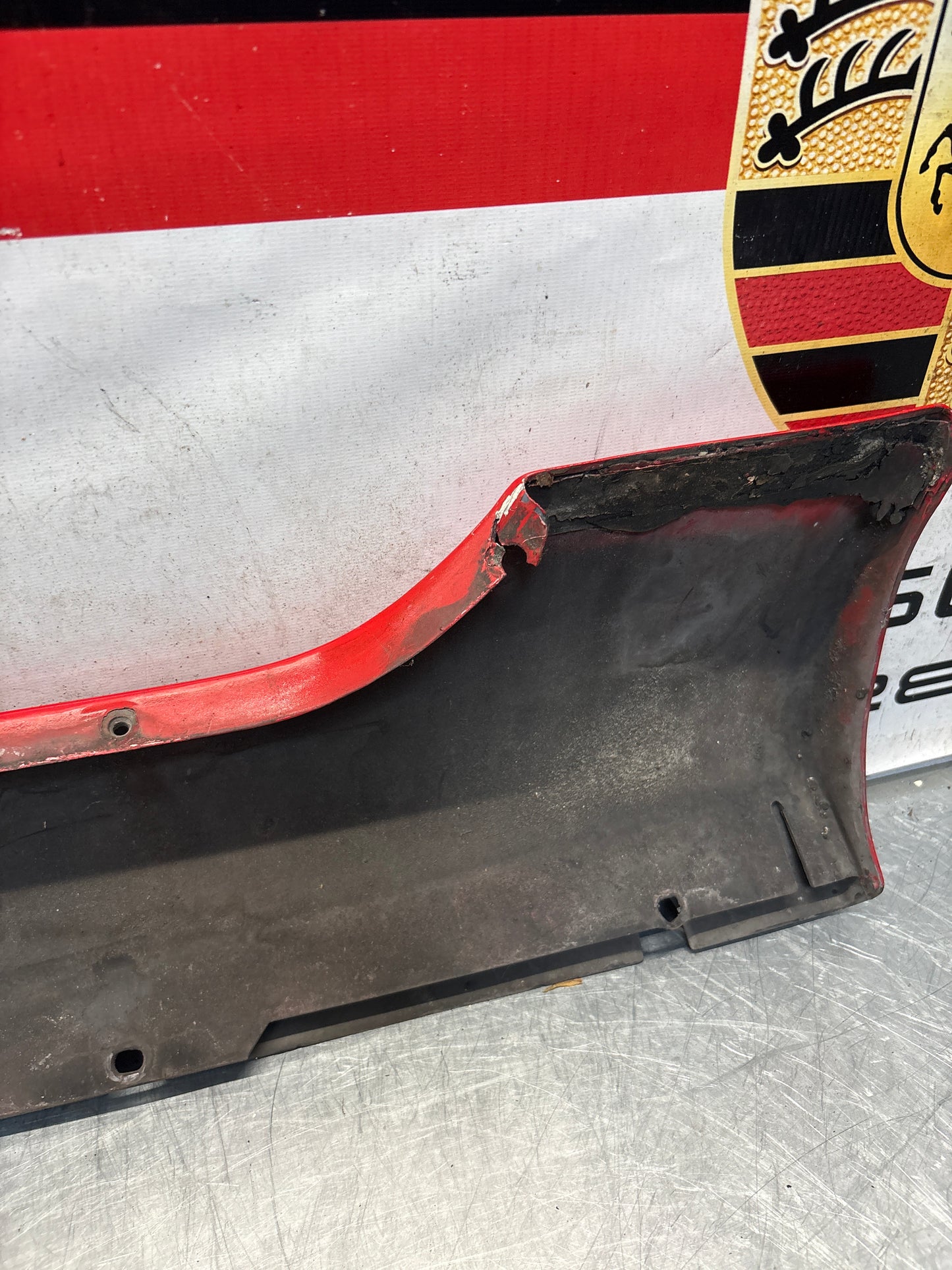 Porsche 928 S4 right sill cover, used 92855908602