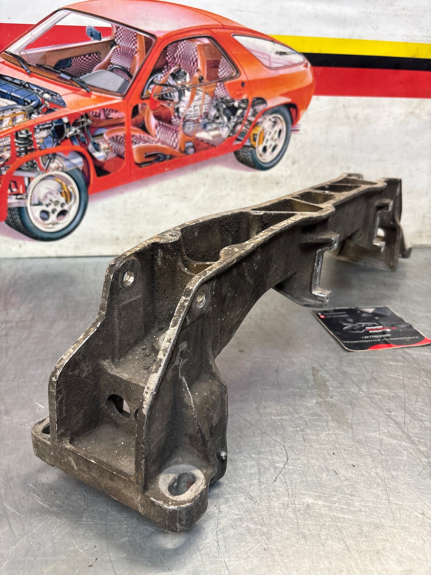 Porsche 944 Engine subframe bracket, used 94434110301