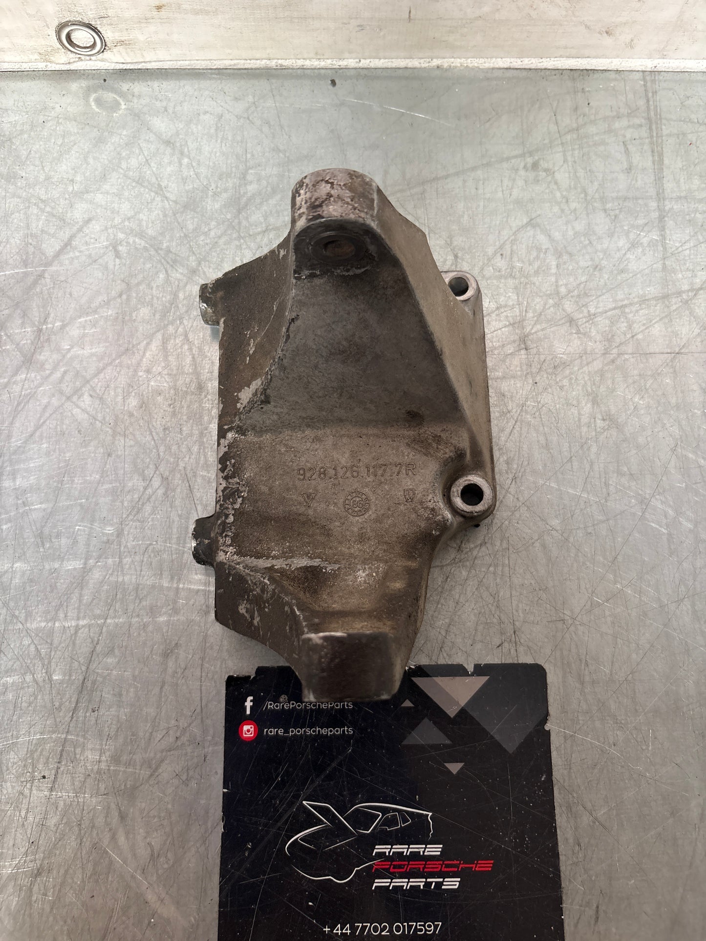 Porsche 928 Engine Motor Mount Bracket, used. 9281261177R
