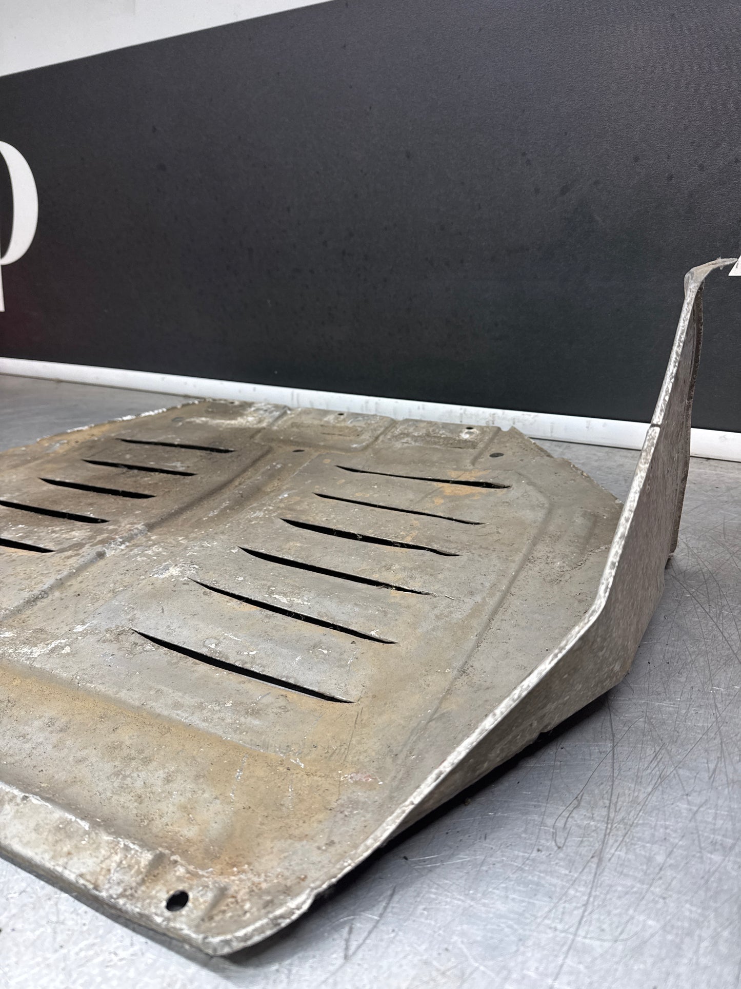 Porsche 944 engine tray / belly pan / undertray used. Aluminium. 94434116103