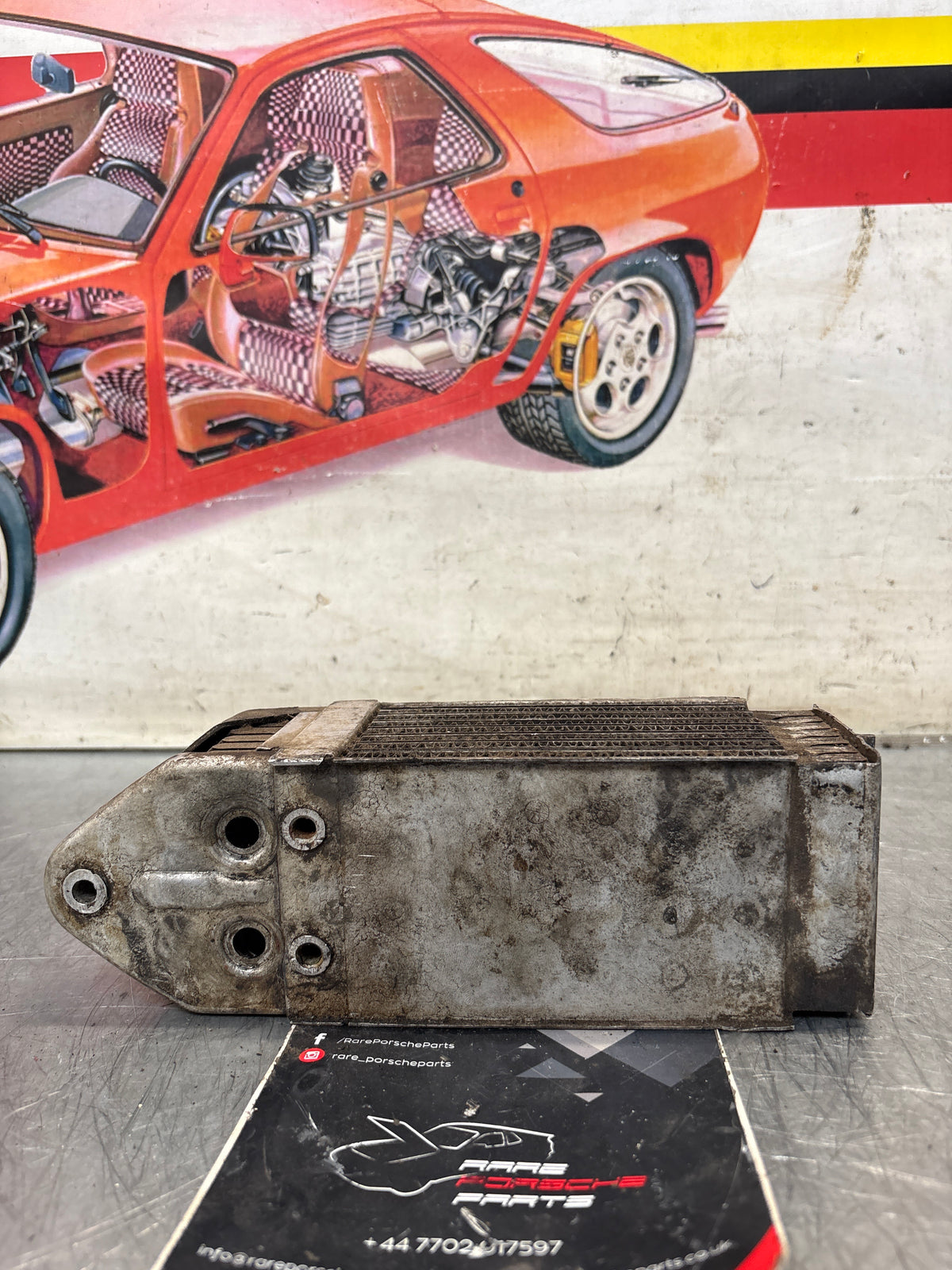 Porsche 914 oil cooler, used 021117021B