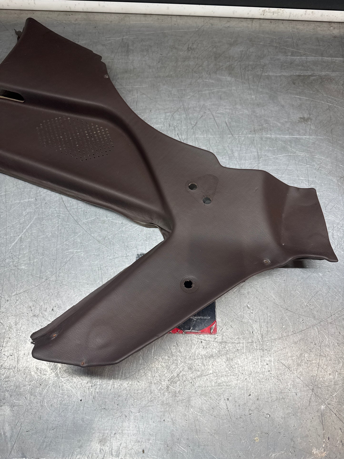 Porsche 944 924 brown rear interior C Post trims/cards. Quarter panel trim used 94455502101 94455502201
