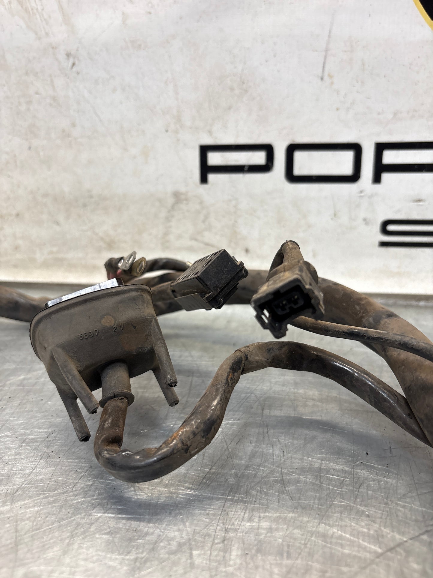 Porsche 928S LHD 1983, engine bay loom, used 92861200106