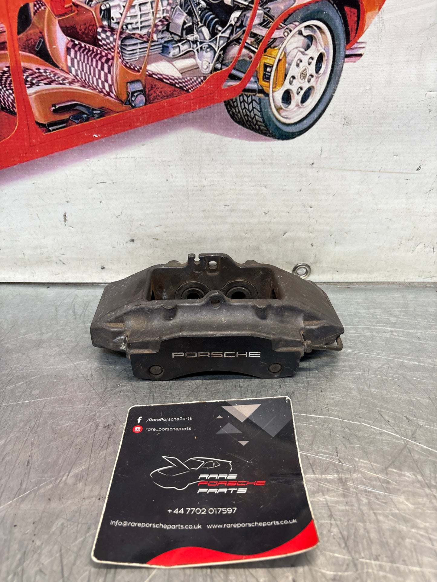 Porsche 996 997 986 987 Driver side Rear Brake Caliper Brembo, used 996352422