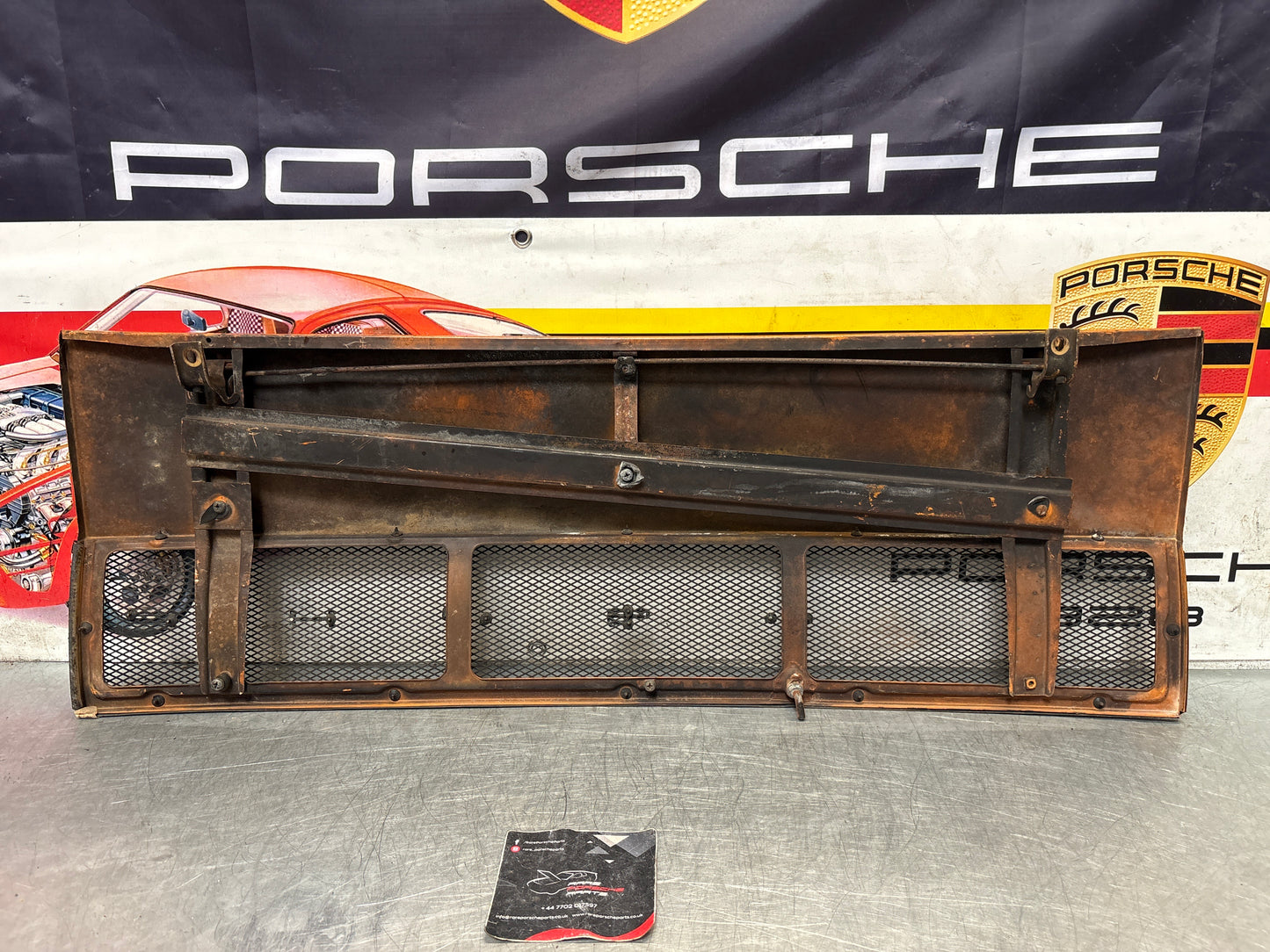 Porsche 914 rear bonnet engine lid cover, used 91451202210