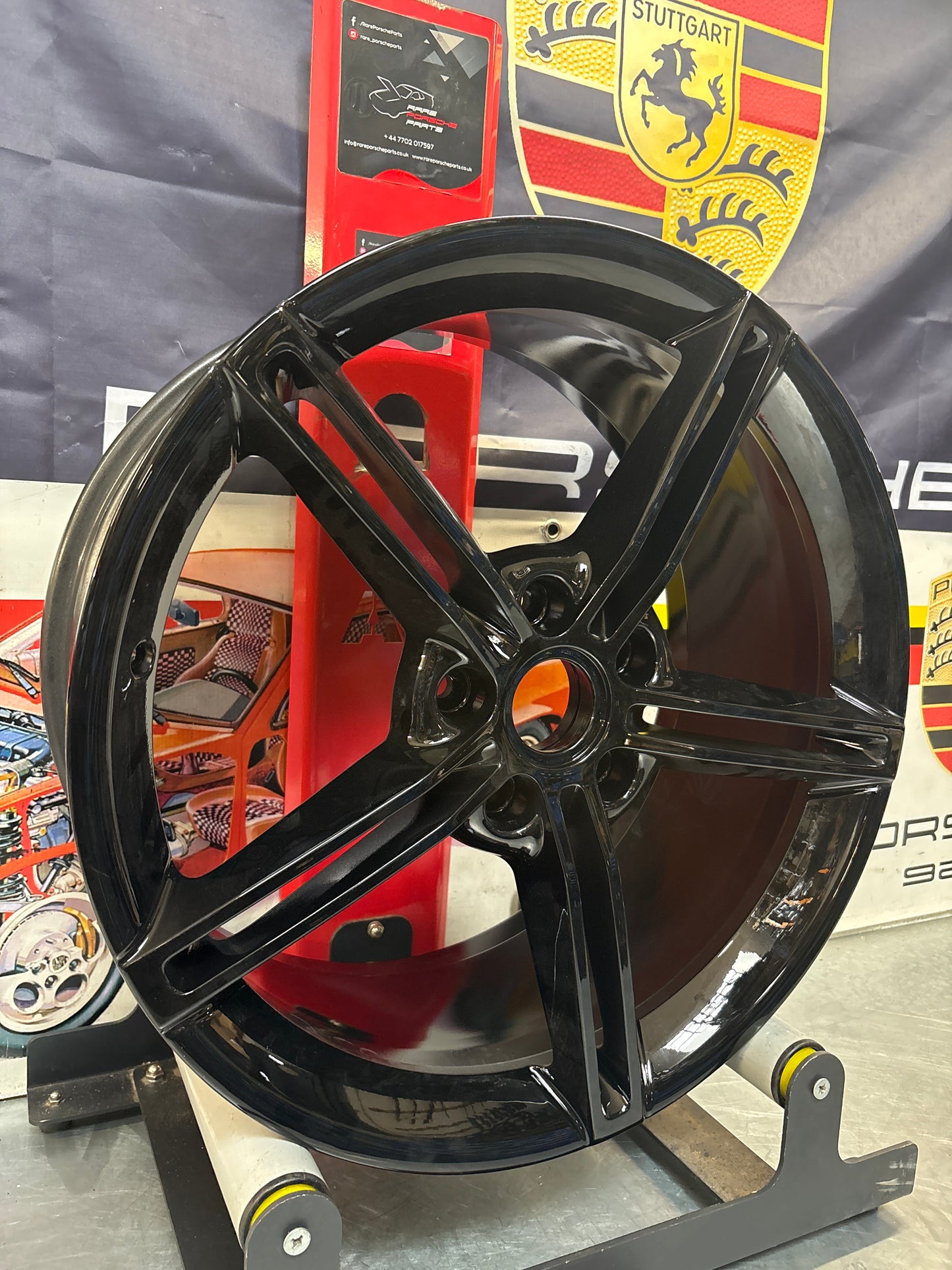 Porsche Taycan Front Alloy wheel 9.5Jx21" ET60 rim 9J1601025AA, refurbished