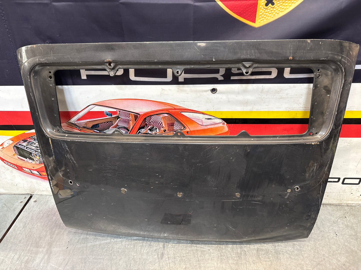 Porsche 911 engine lid, used 91151290301