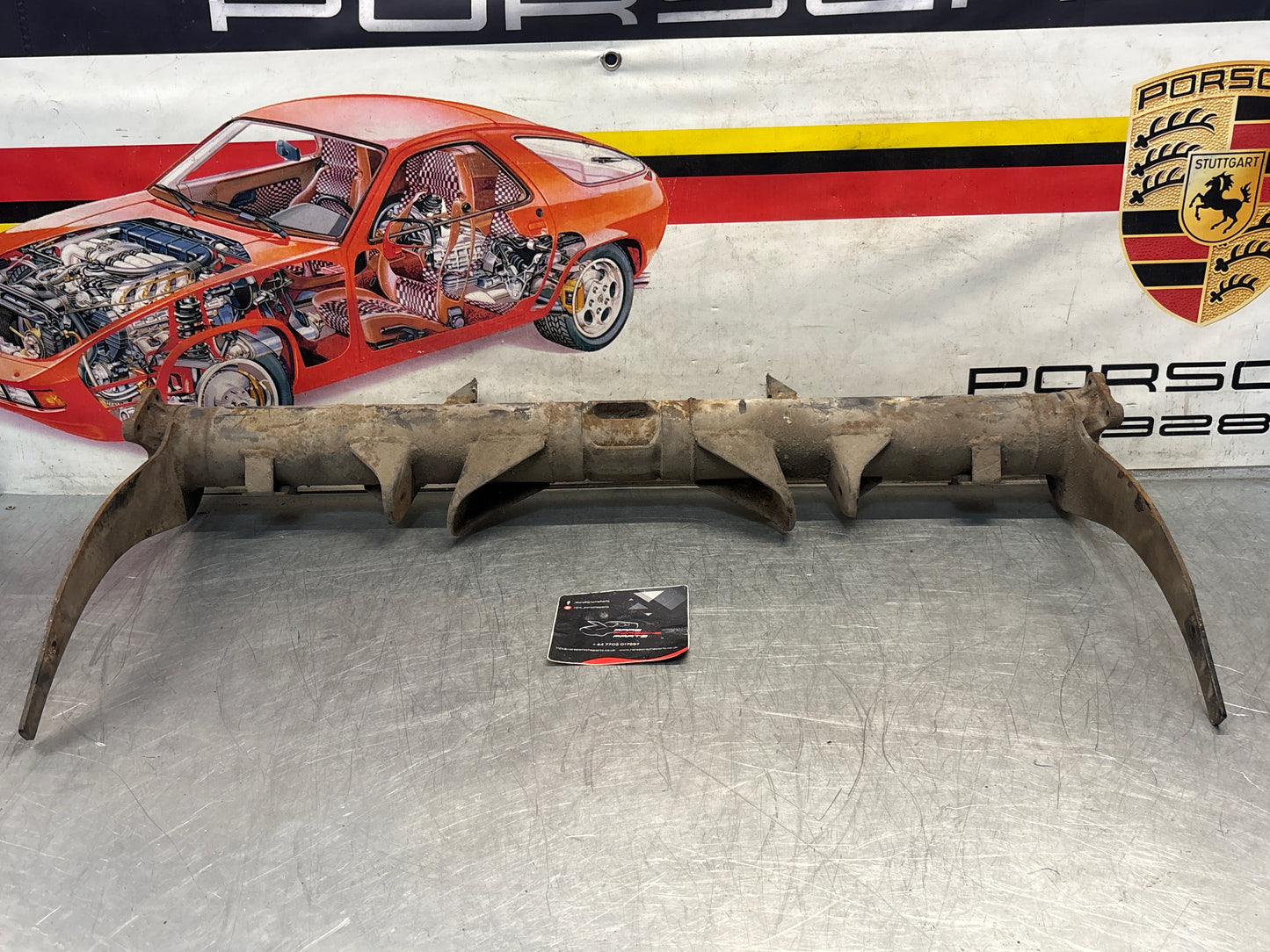 Porsche 924S/Turbo / 944 Rear axle carrier, used 94433104502