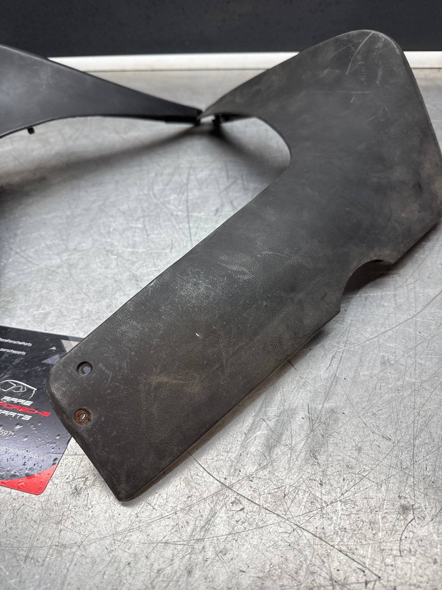 Porsche 924 pair of used rear spats, wheel arch trims, mud guards, 477853383 / 477853384 used