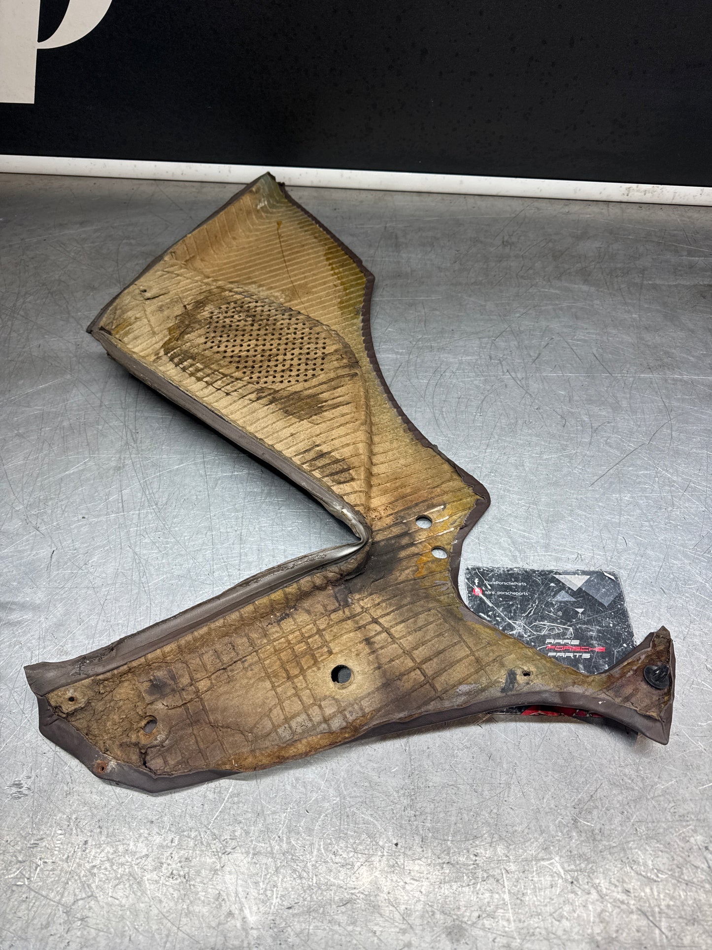 Porsche 944 924 brown rear interior C Post trims/cards. Quarter panel trim used 94455502101 94455502201