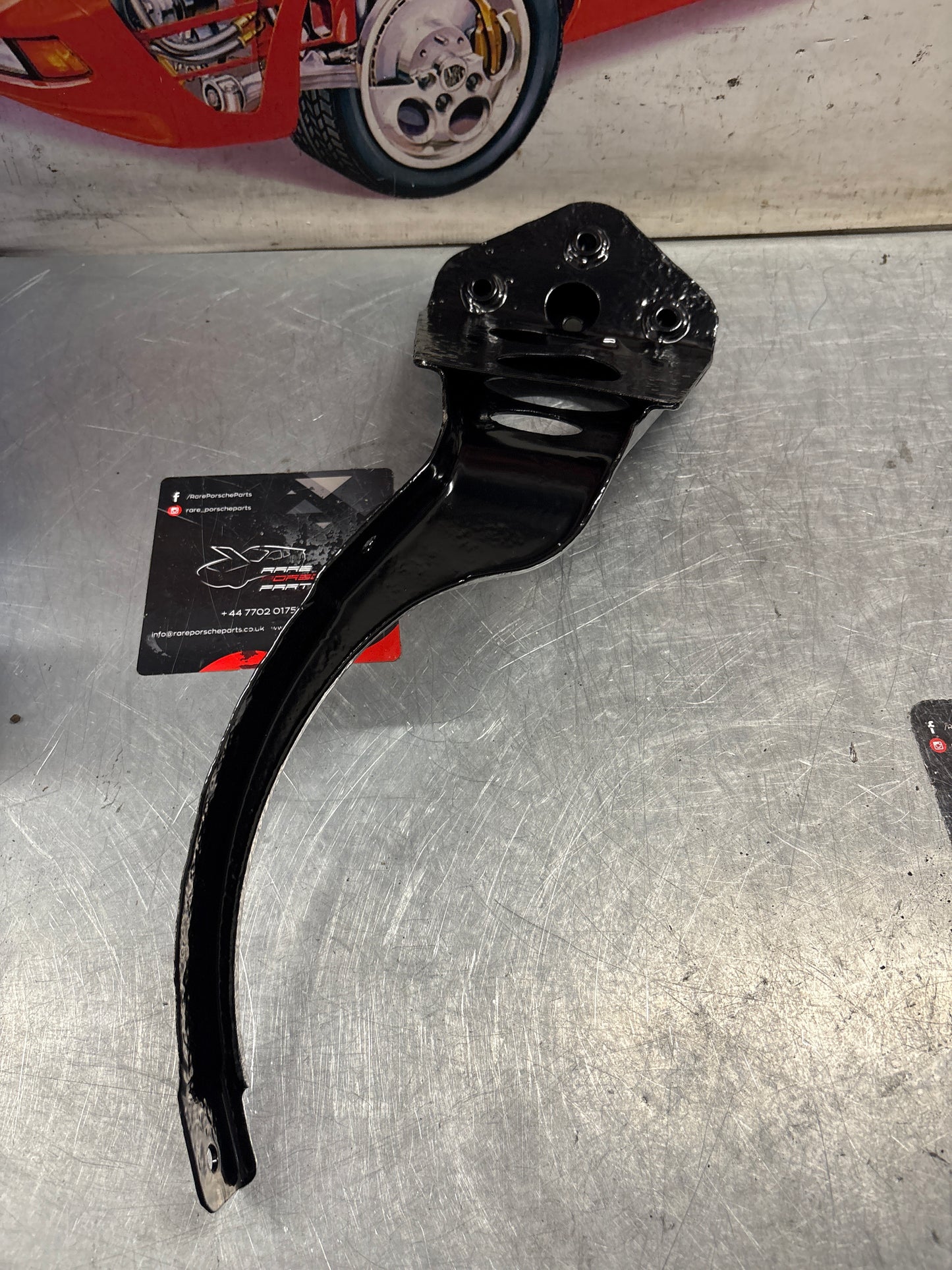 Porsche 924 turbo gearbox exhaust bracket 477253251, refurbished