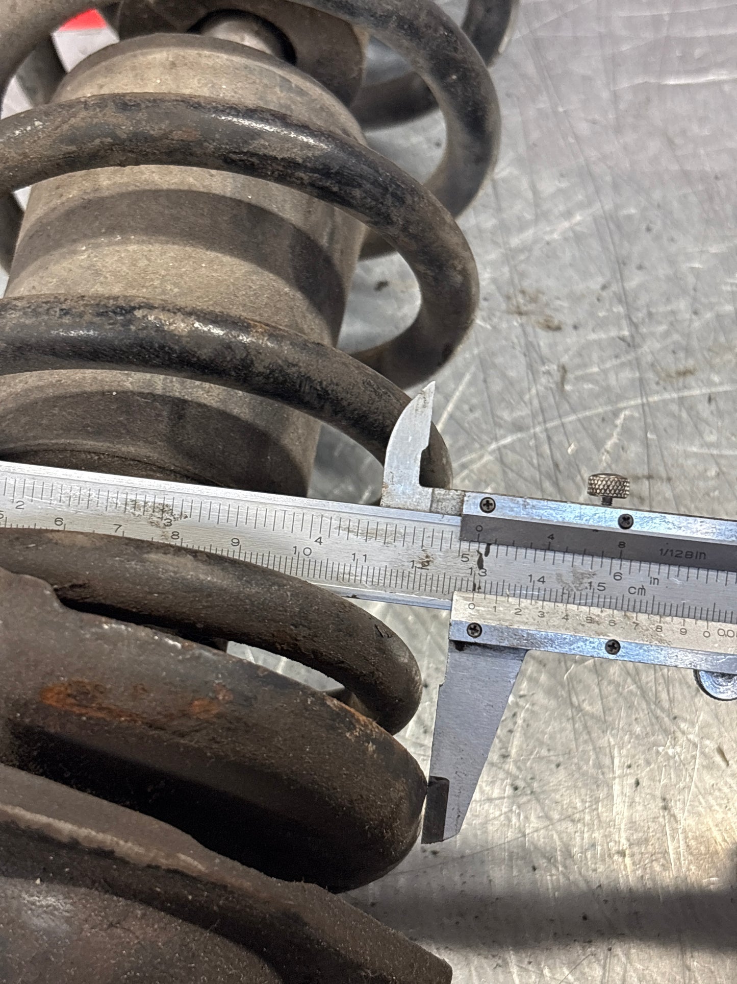 Porsche 924 Front shock absorber, used 477412031E