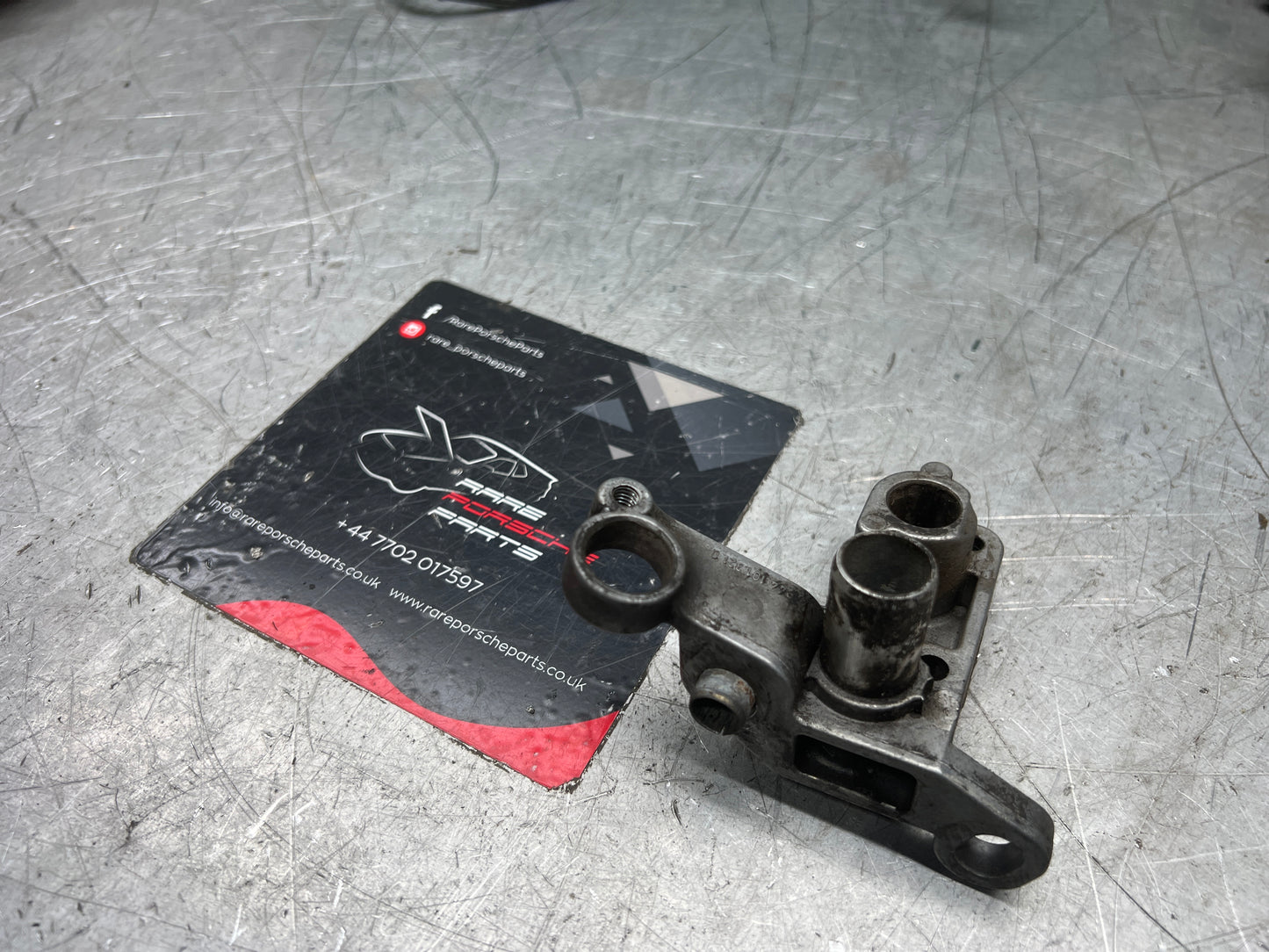 Porsche 944 S flywheel sensor Bell-housing bracket, used 94410132107