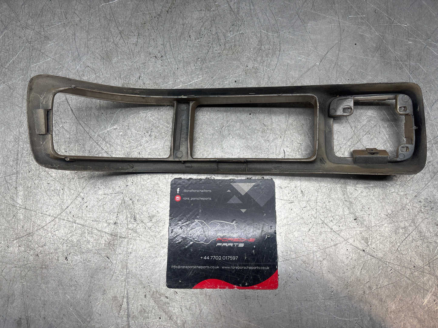 Porsche 944 Front left Bumper Light Frame, surround bezel - Trim 93150519501, used