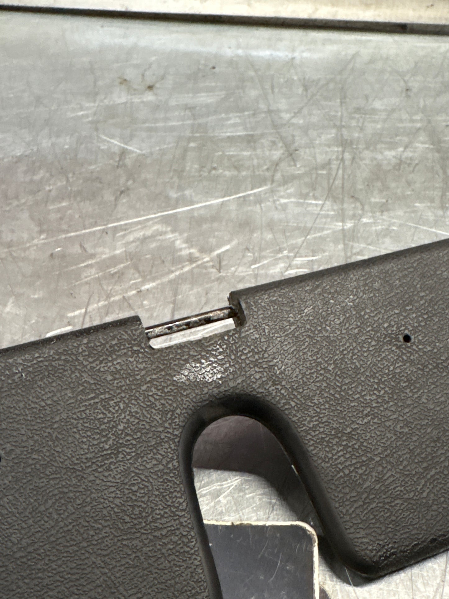 Porsche 924/944/968 Sunroof Air Deflector, with hinges, used  94456409300 / 477871681 / 477871682