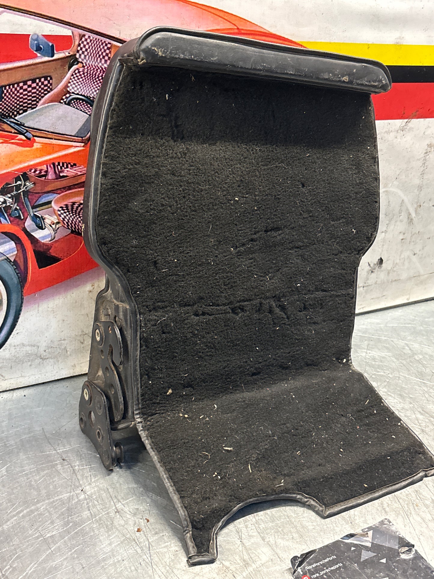 Porsche 928 rear seat backrest, black, used 92852203752