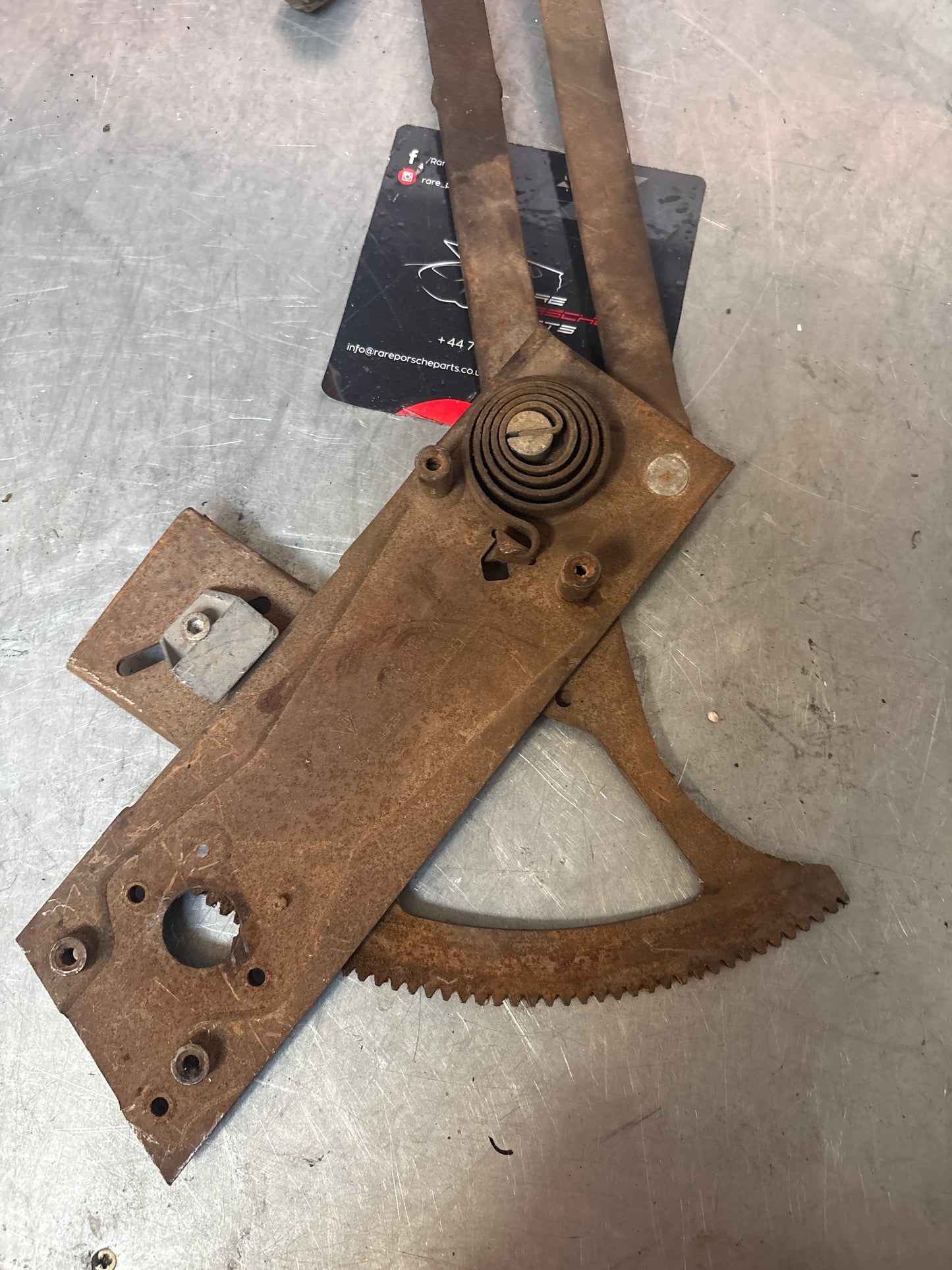 Porsche 911 window regulator, right, used 91154200440