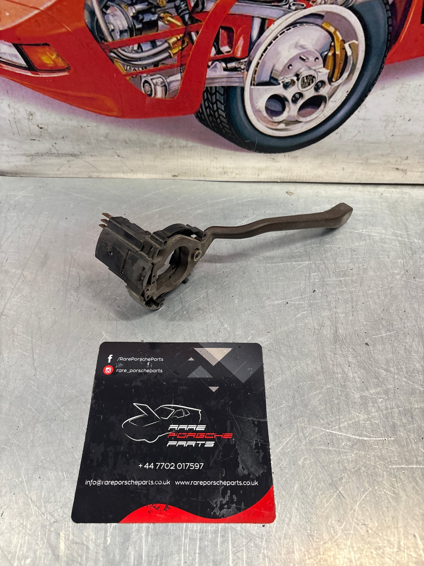 Porsche 924/944 Brown Wiper stalk. 477953902 used, spares or repair