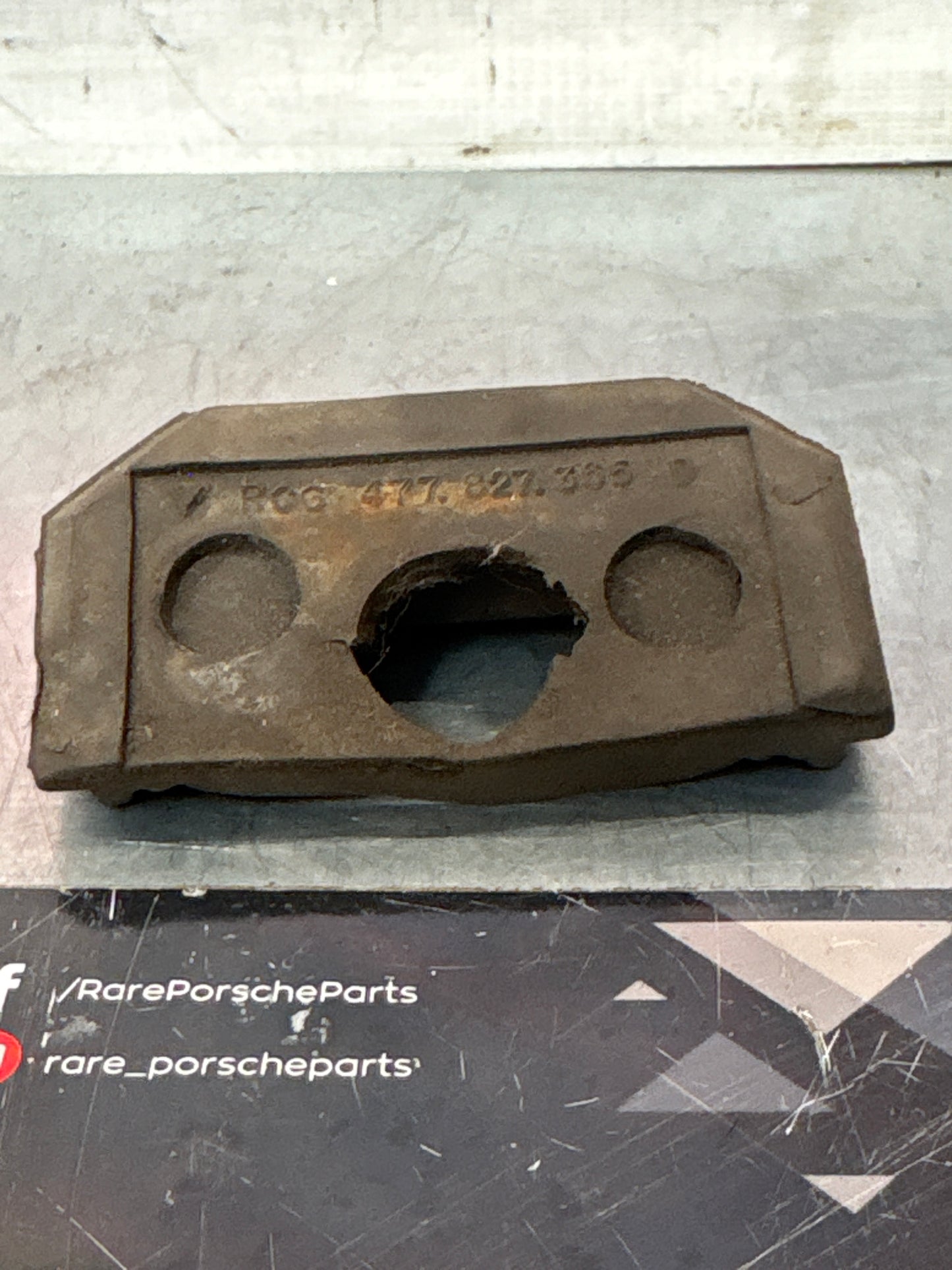 Porsche 924 rear hatch pin seal gasket rubber 477827365D left, used