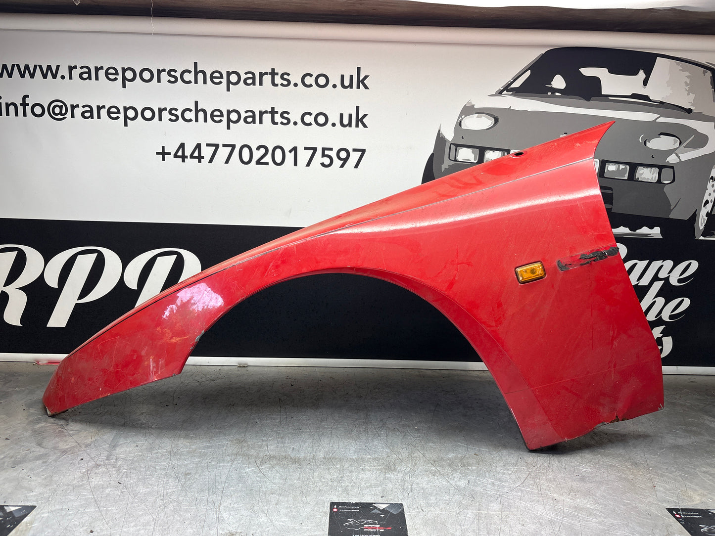 Porsche 944 early left front wing, please see photos, used