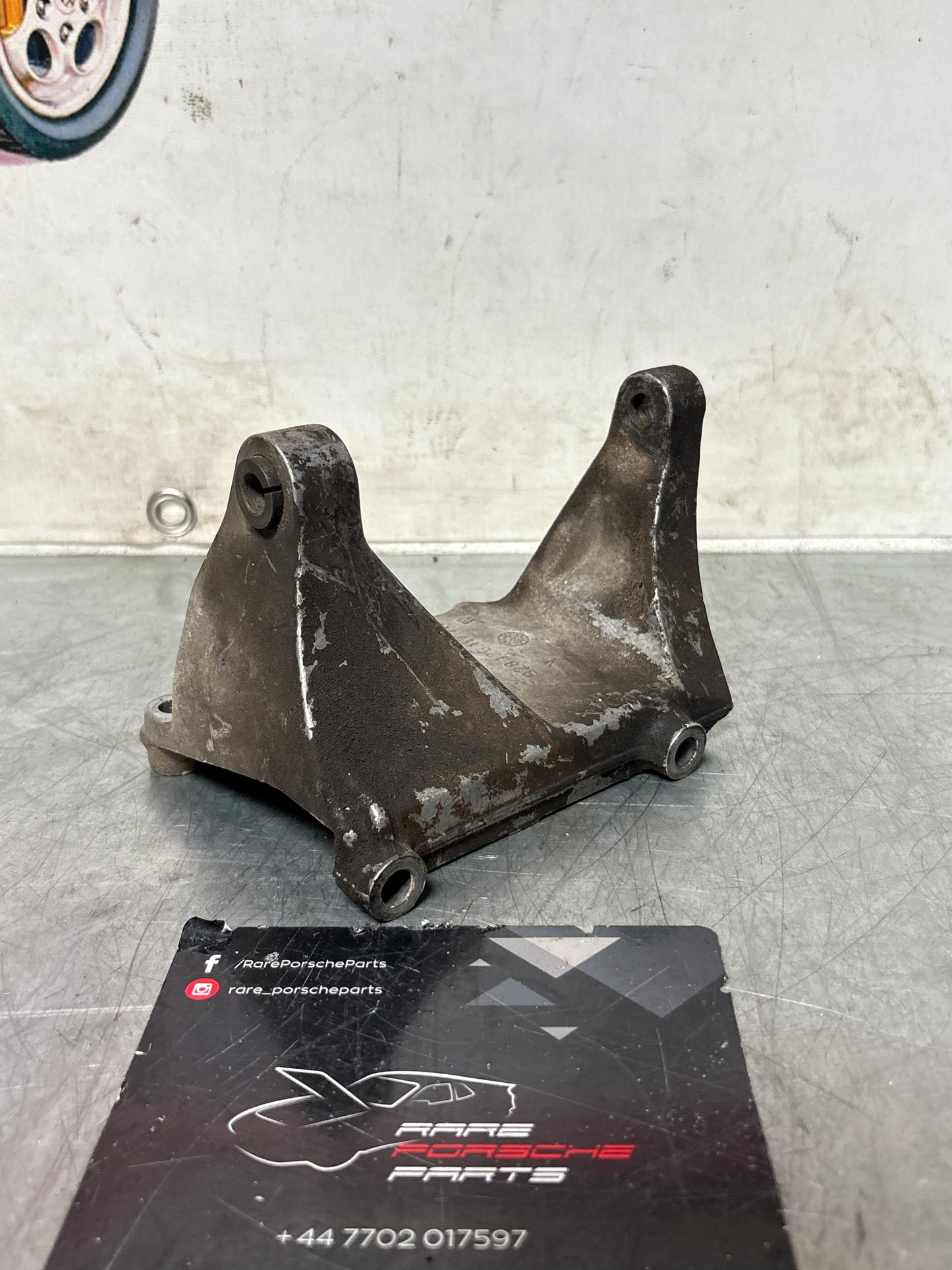 Porsche 928 Engine Motor Mount Bracket, used. 9281261177R