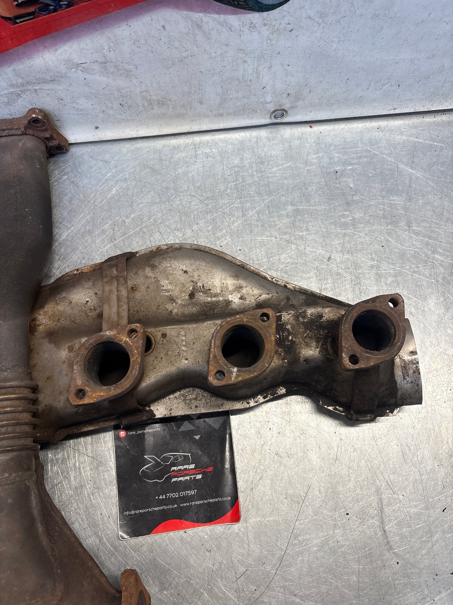 Porsche 911 964 left heat exchanger, used 96421103905