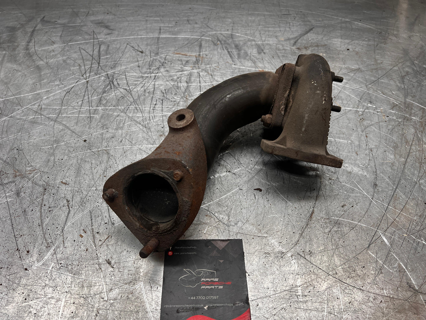 Porsche 944 Turbo Exhaust Down Pipe with turbo housing 95111109801 spares or repair